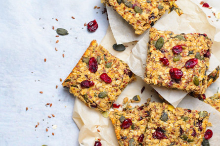 Maple Cranberry Bars