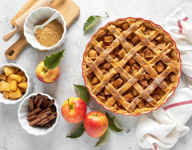 Tarte aux pommes sans gluten