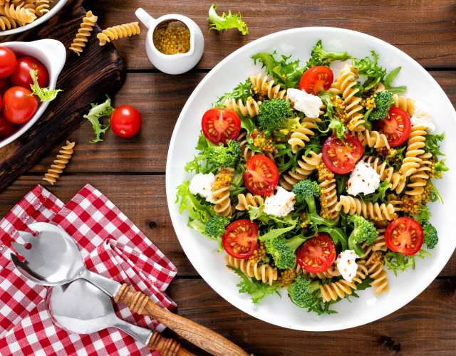 Salade de fusillis à la burrata