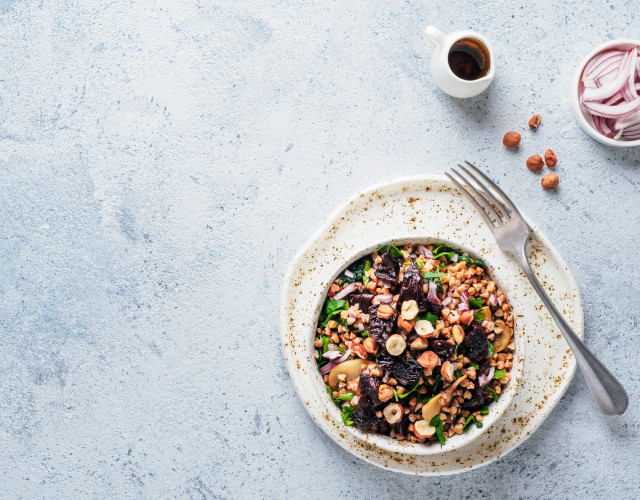 Bol de sarrasin aux noisettes