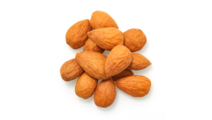 AMANDES, RÔTIES À SEC, NON SALÉES