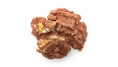 MILK CHOCOLATE CLUSTERS, WITH ALMONDS AND TOFFEE