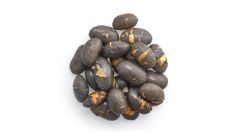 BLACK SOY BEANS, UNSALTED, DRY ROASTED