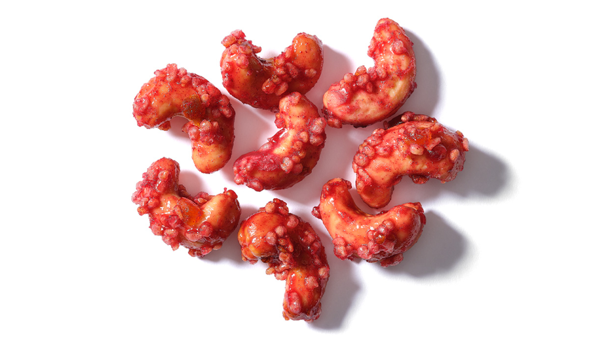 ORANGE CRANBERRY MIMOSA CASHEWS | Yupik