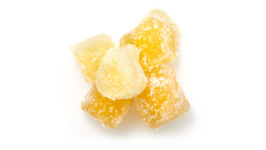 DICED GINGER, CRYSTALLIZED