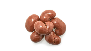 CHOCOLATE CASHEWS, MILK CHOCOLATE COVERED