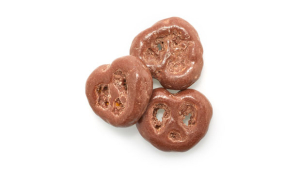 CHOCOLATE PRETZELS, MILK CHOCOLATE COVERED