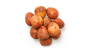 HAZELNUTS, RAW, SHELLED