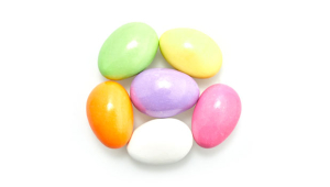 CHOCOLATE JORDAN ALMONDS, MILK CHOCOLATE COVERED