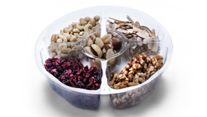 ORGANIC NUTS AND FRUITS TRAY
