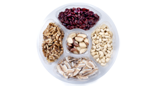 ORGANIC NUTS AND FRUITS TRAY